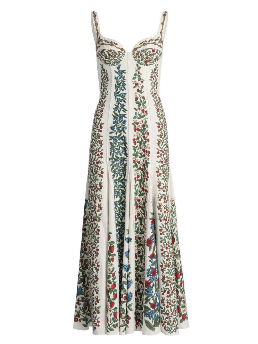 Farm Rio Off White Fruit Beauty Maxi Dress